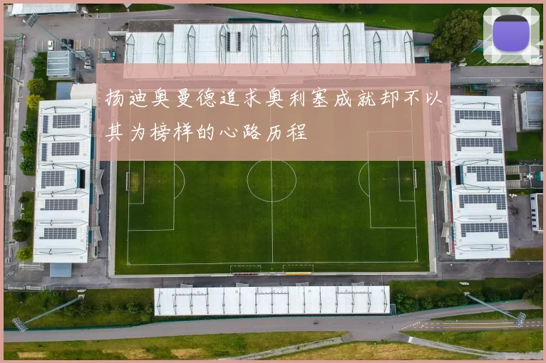 扬迪奥曼德追求奥利塞成就却不以其为榜样的心路历程